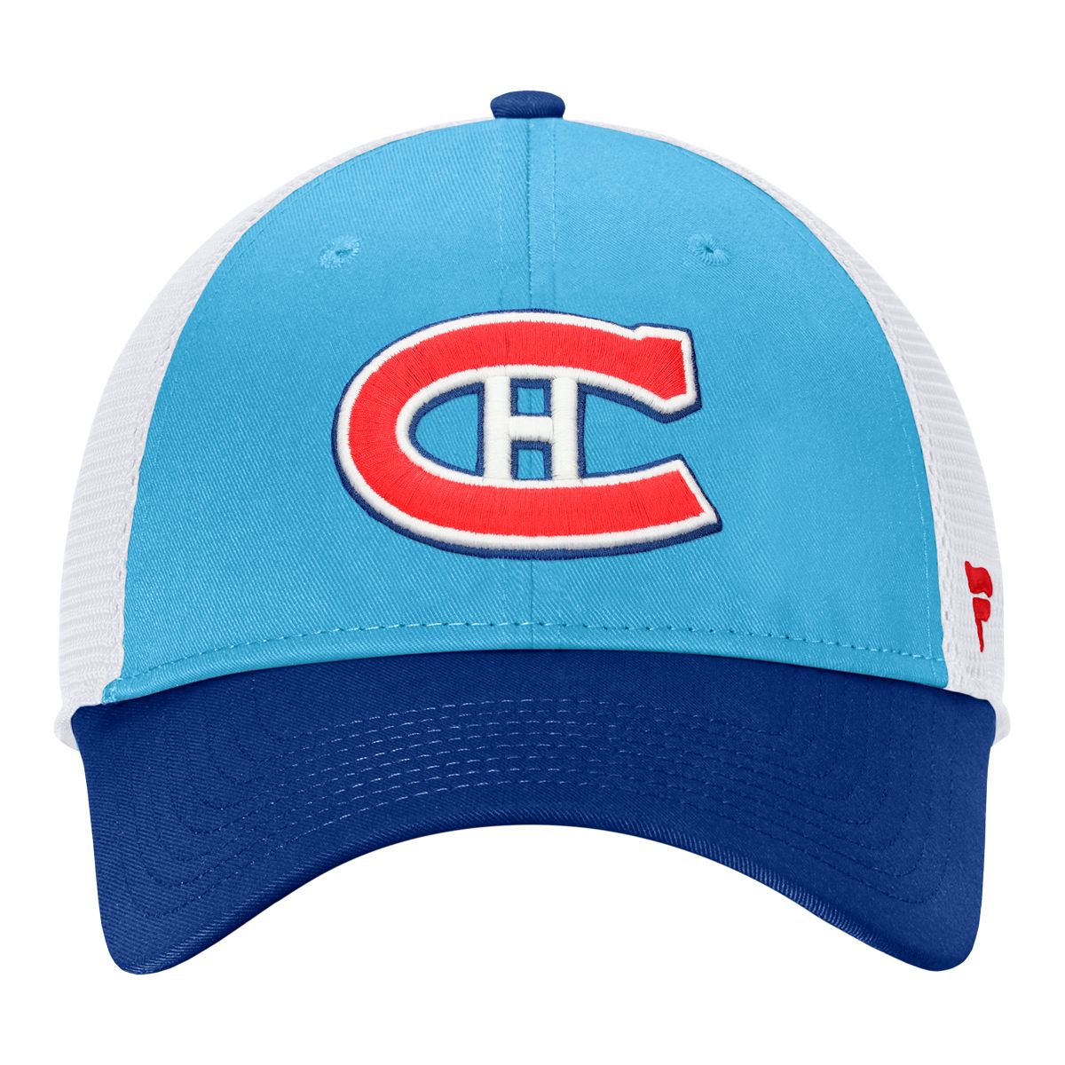 Montreal Canadiens Fanatics Authentic Pro Reverse Retro Struct Adjustable Cap Front_Flat