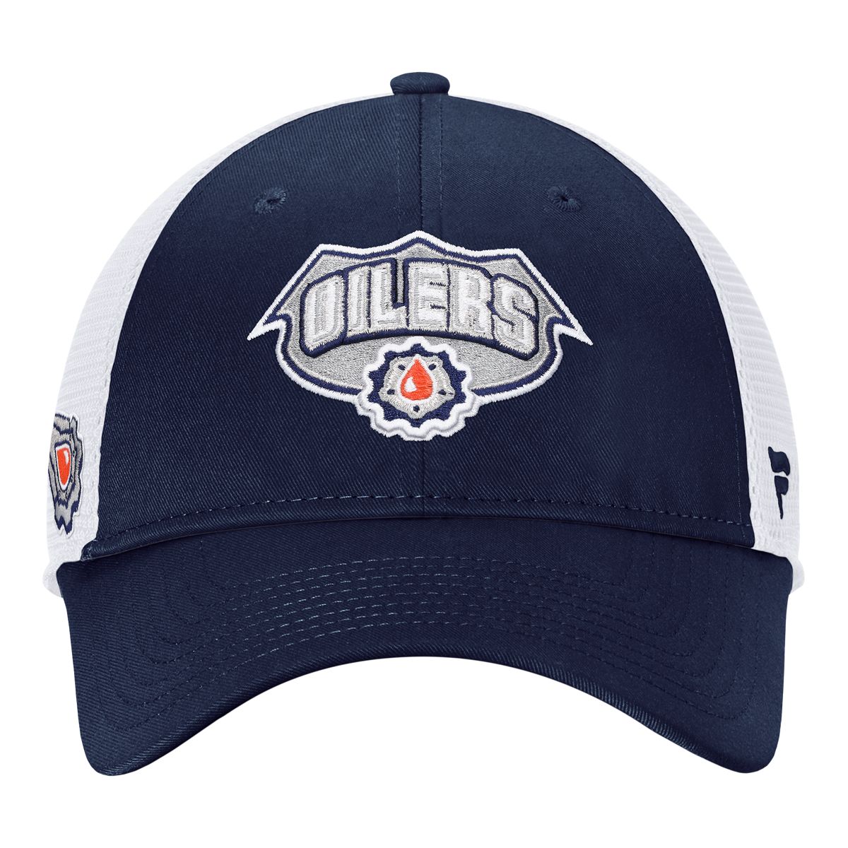 Edmonton Oilers Fanatics Authentic Pro Reverse Retro Struct Adjustable  Meshback Cap
