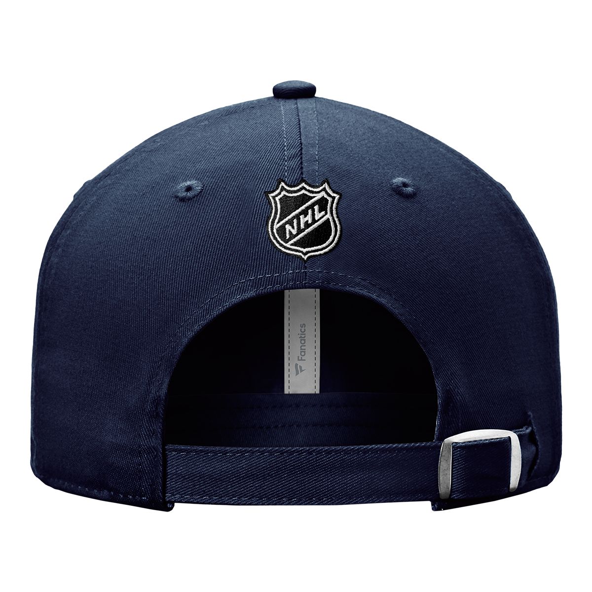 Edmonton Oilers Fanatics Reverse Retro Unstruct Adjustable Cap Back_Flat