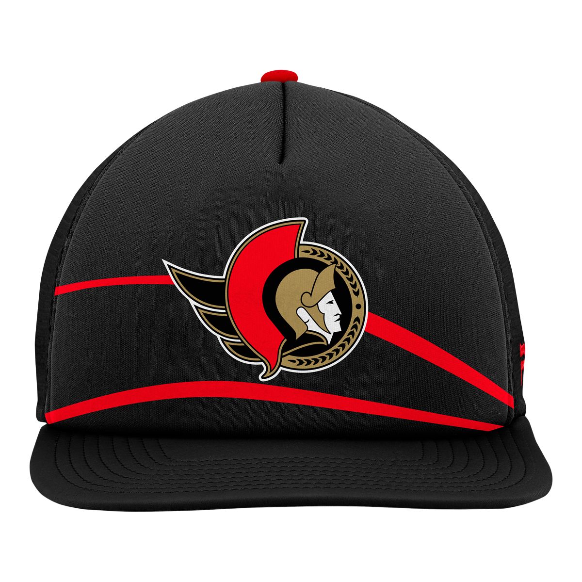 Ottawa Senators Fanatics Reverse Retro Foam Front Trucker Cap Front_Flat