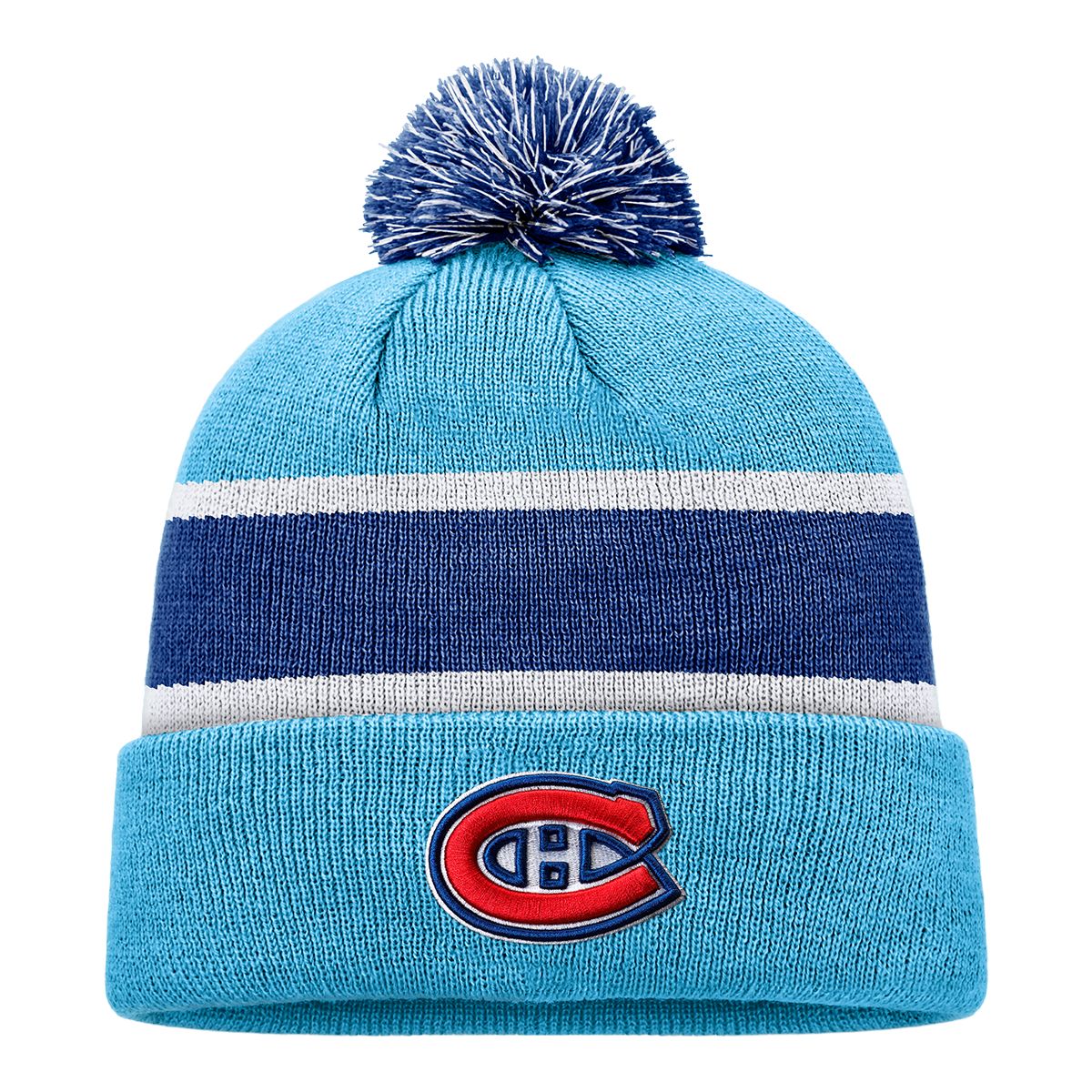 Montreal Canadiens Fanatics Reverse Retro Pom Knit Hat Front_Flat