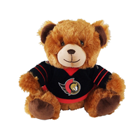 Ottawa Senators Forever Collectibles 7.5-Inch Jersey Teddy Bear Front_Flat