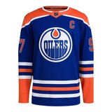 Edmonton Oilers adidas Connor McDavid Prime Authentic Jersey Front_Flat