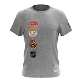 Calgary Flames Mitchell & Ness City Collection T Shirt Front_Flat