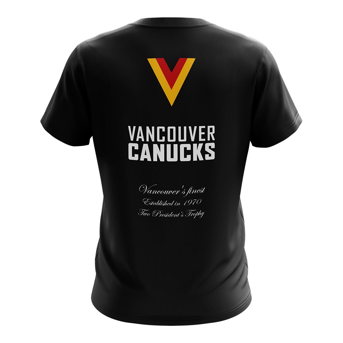 Vancouver Canucks Mitchell & Ness Graduation T Shirt