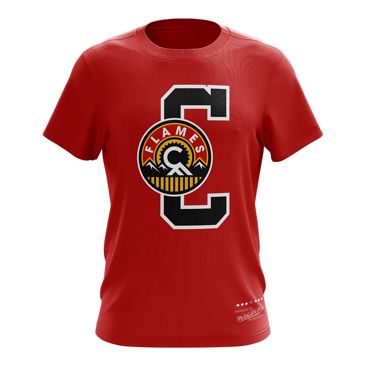 Calgary Flames Mitchell & Ness Graduation T Shirt