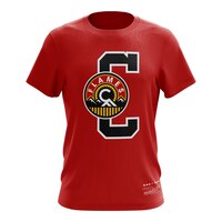 Calgary Flames Mitchell & Ness Graduation T Shirt Front_Flat