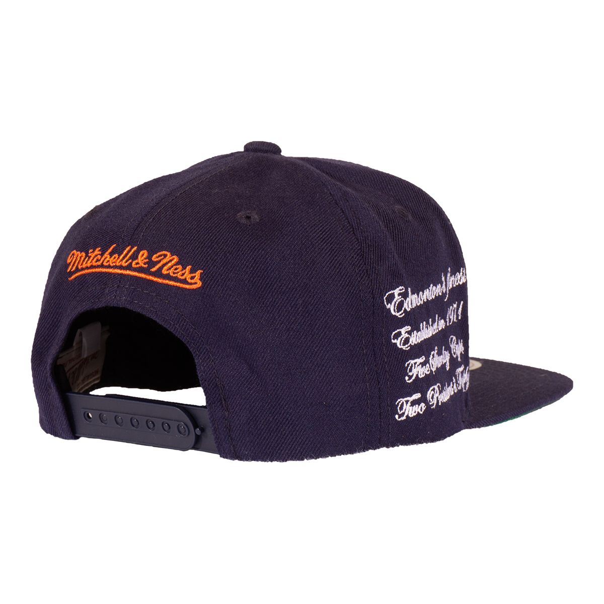Edmonton Oilers Mitchell & Ness Graduation Snapback Cap
