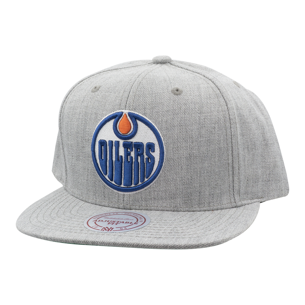 MITCHELL & NESS Edmonton Oilers Mitchell & Ness Heather Cap