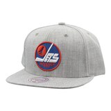 Winnipeg Jets Mitchell & Ness Heather Cap Front_Three_Fourths_Angled_Left