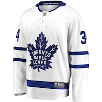 Fanatics Toronto Maple Leafs Matthews Breakaway Away NHL Licensed Jersey Front_Angled_Left
