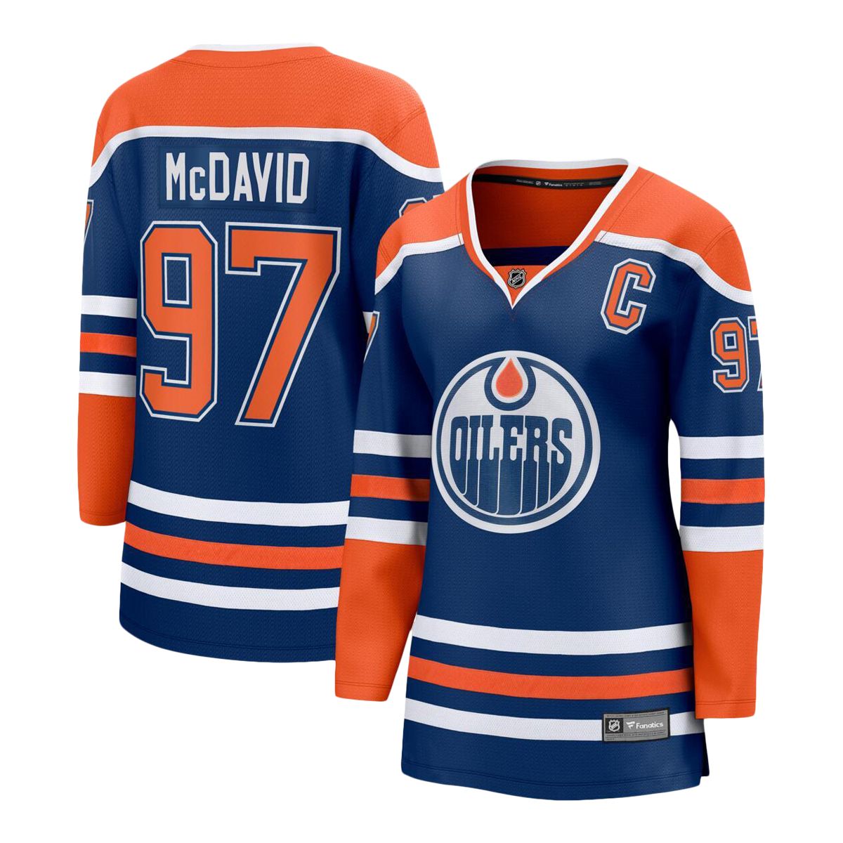 Edmonton Oilers Fanatics Women's Connor McDavid Breakaway Jersey