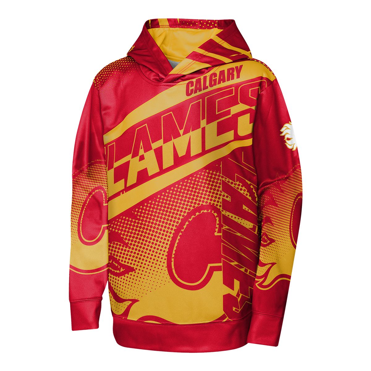 Youth Calgary Flames Outerstuff Home Ice Advantage Hoodie