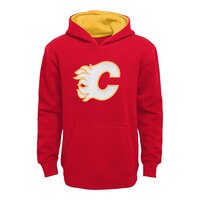 Youth Calgary Flames Outerstuff Prime Hoodie Front_Flat