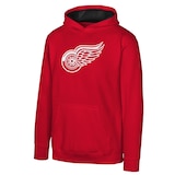 Youth Detroit Red Wings Outerstuff Prime Pullover Fleece Hoodie Front_Angled_Left