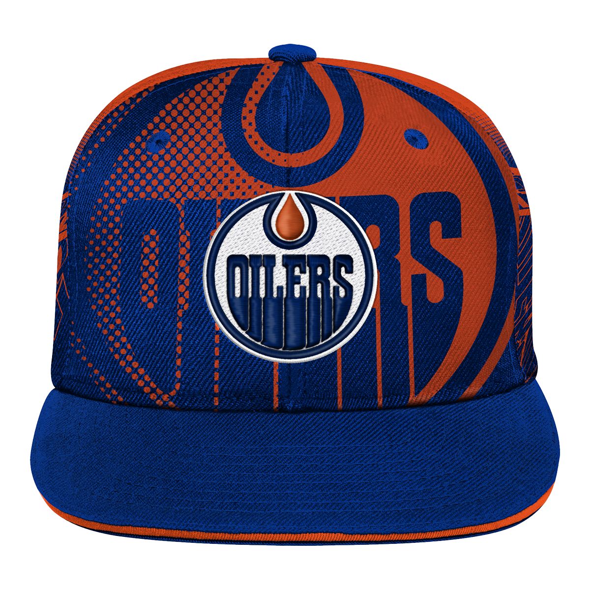 Youth Edmonton Oilers Outerstuff Impact Fashion Snapback Cap