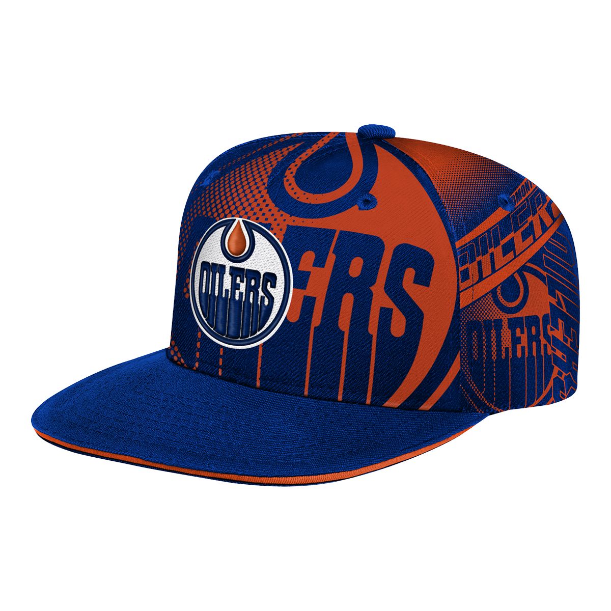 Youth Edmonton Oilers Outerstuff Impact Fashion Snapback Cap