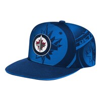 Youth Winnipeg Jets Outerstuff Impact Fashion Snapback Cap Front_Three_Fourths_Angled_Left
