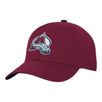 Youth Colorado Avalanche Outerstuff Precurved Snapback Cap Front_Angled_Left