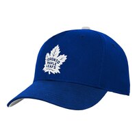 Youth Toronto Maple Leafs Outerstuff Precurved Snapback Cap Front_Angled_Left