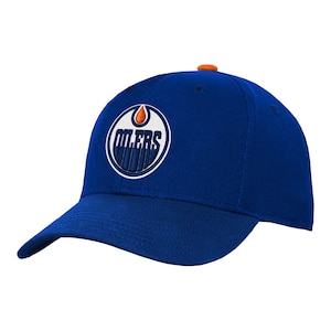 Youth Edmonton Oilers Outerstuff Precurved Snapback Cap
