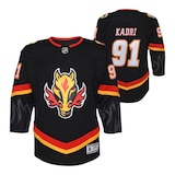Youth Calgary Flames Outerstuff Nazem Kadri Premier Alternate Jersey Composite_or_Mixed