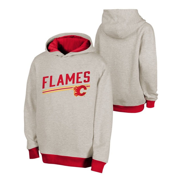 Youth Calgary Flames Outerstuff Timeless Hoodie