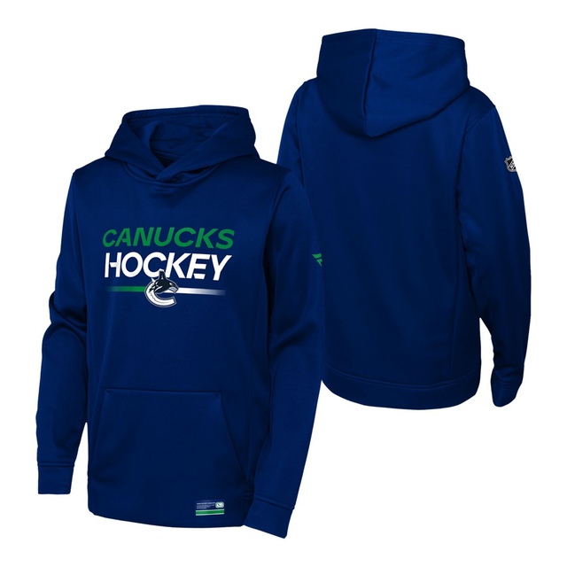 Youth Vancouver Canucks Outerstuff Authentic Pro Hoodie