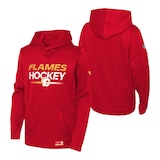 Youth Calgary Flames Outerstuff Authentic Pro Hoodie Composite_or_Mixed