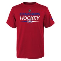 Youth Montreal Canadiens Outerstuff Apro Wordmark T Shirt Front_Flat