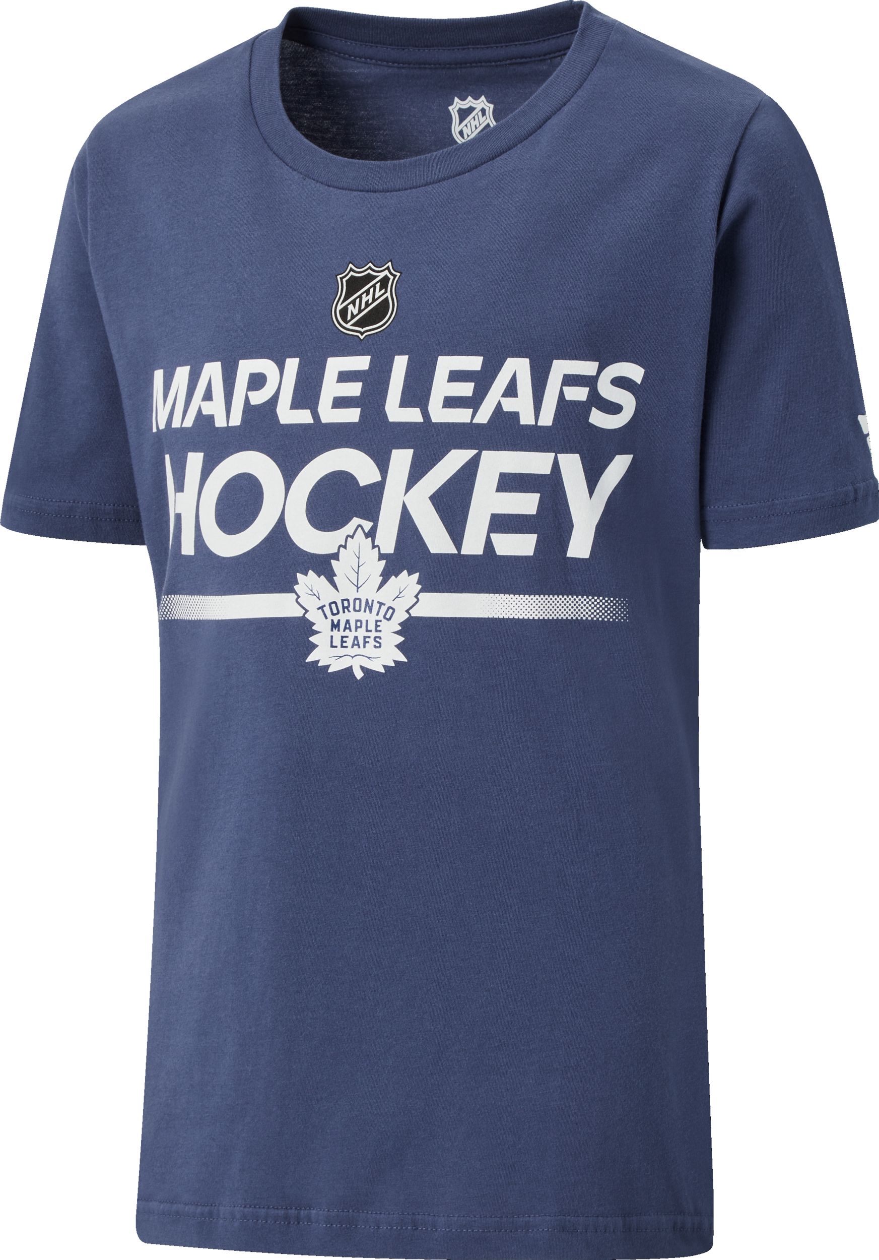 Youth Toronto Maple Leafs Outerstuff Apro Wordmark Cotton T Shirt