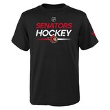 Youth Ottawa Senators Outerstuff Apro Wordmark T Shirt Front_Flat