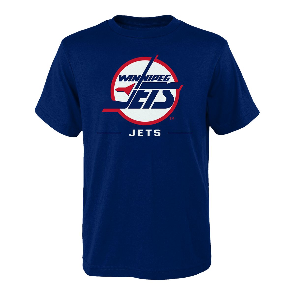 Youth Winnipeg Jets Outerstuff Reissue Logo Tee
