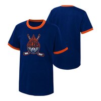 Youth Edmonton Oilers Outerstuff Ice City Neck T Shirt Composite_or_Mixed