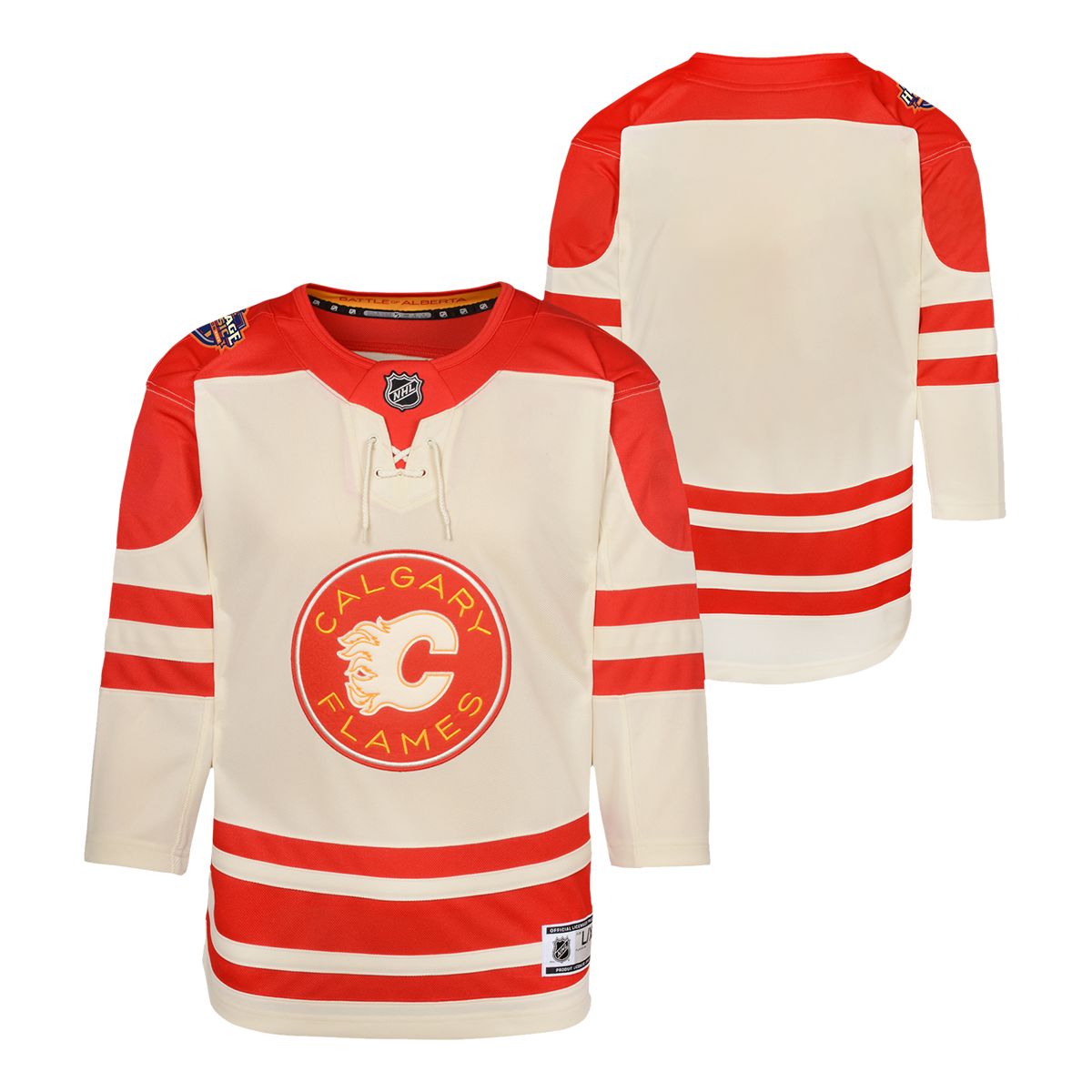 Calgary Flames Fanatics Branded 2023 NHL Heritage Classic Premier