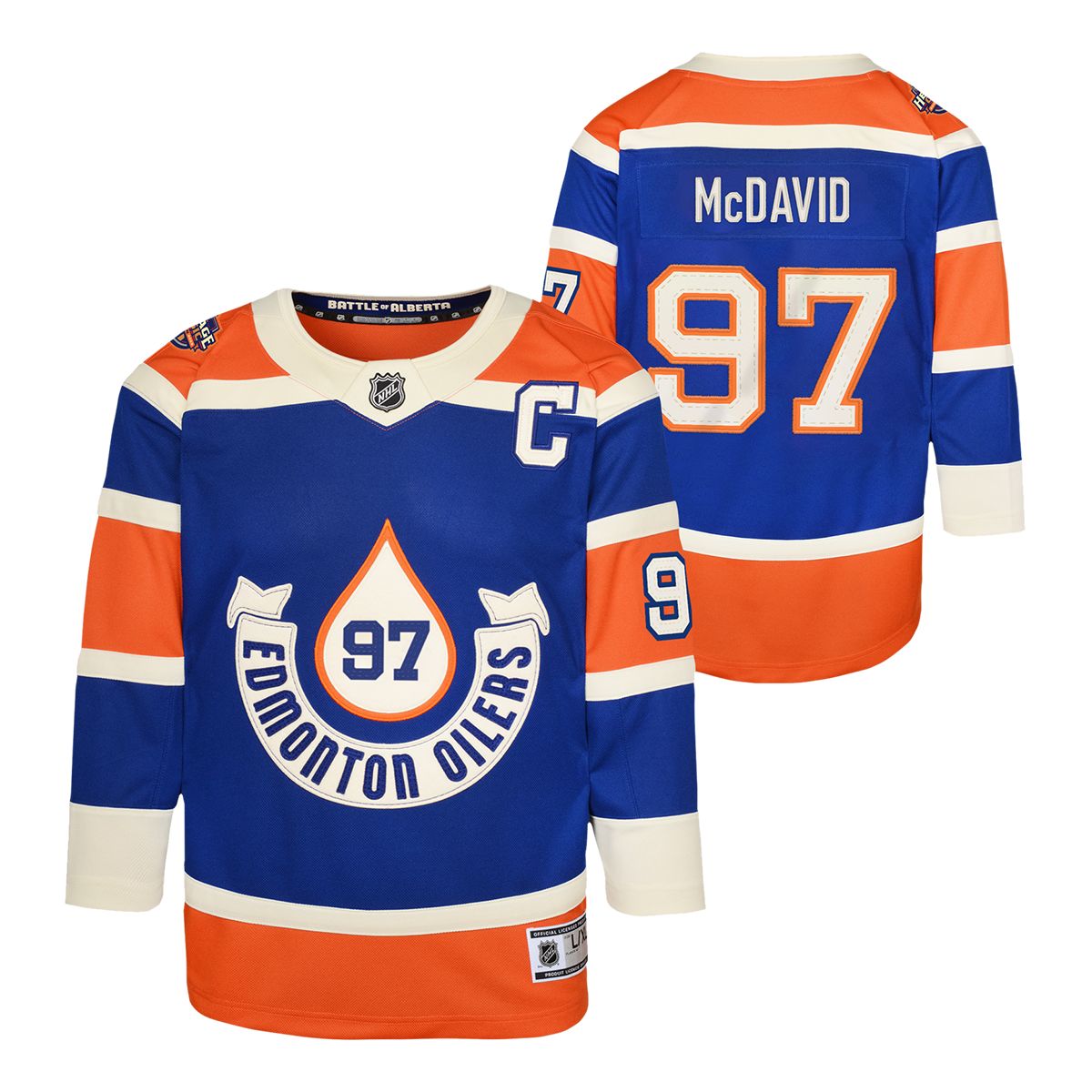 Connor McDavid Edmonton Oilers Youth 2023 NHL Heritage