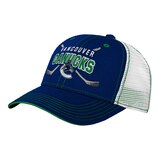 Child Vancouver Canucks Outerstuff Lockup Meshback Adjustable Cap Front_Three_Fourths_Angled_Left