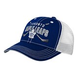 Child Toronto Maple Leafs NHL Lockup Meshback Adjustable Cap Front_Three_Fourths_Angled_Left