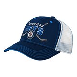 Child Winnipeg Jets Outerstuff Lockup Meshback Adjustable Cap Front_Three_Fourths_Angled_Left