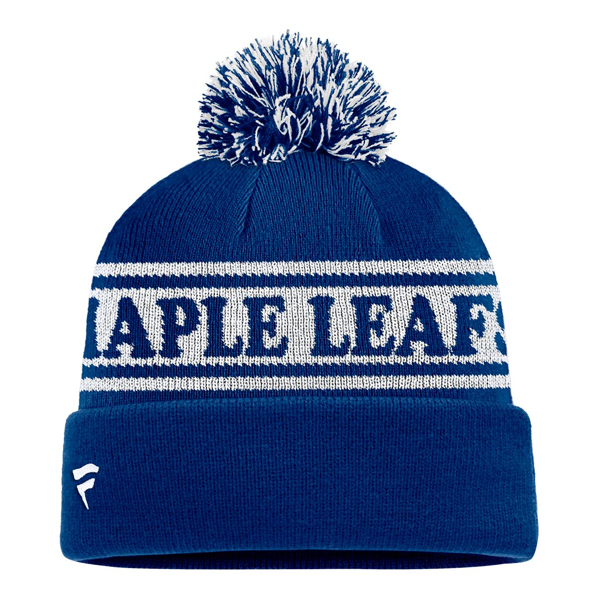 Toronto Maple Leafs Fanatics Sports Resort Beanie Cuff Pom