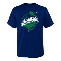 Child Vancouver Canucks NHL Knock Out T Shirt Front_Flat