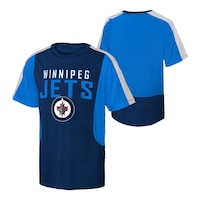 Youth Winnipeg Jets NHL Compelling Slapshot T Shirt Composite_or_Mixed