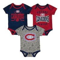 Infant Montreal Canadiens NHL Full Strength Creeper Set Front_Flat