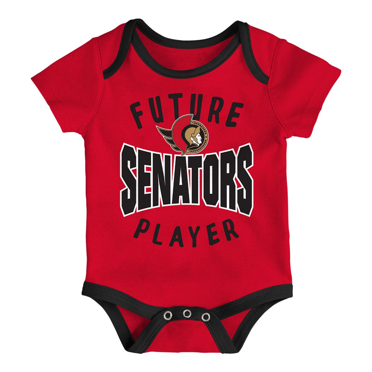 Infant Ottawa Senators Outerstuff Full Strength Creeper Set