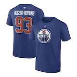 Edmonton Oilers Nugent-Hopkins Roy Fanatics Branded Navy Authentic Stack Name and Number T-Shirt Composite_or_Mixed