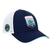 Seattle Kraken Fanatics Authentic Pro Draft Cap Front_Three_Fourths_Angled_Right