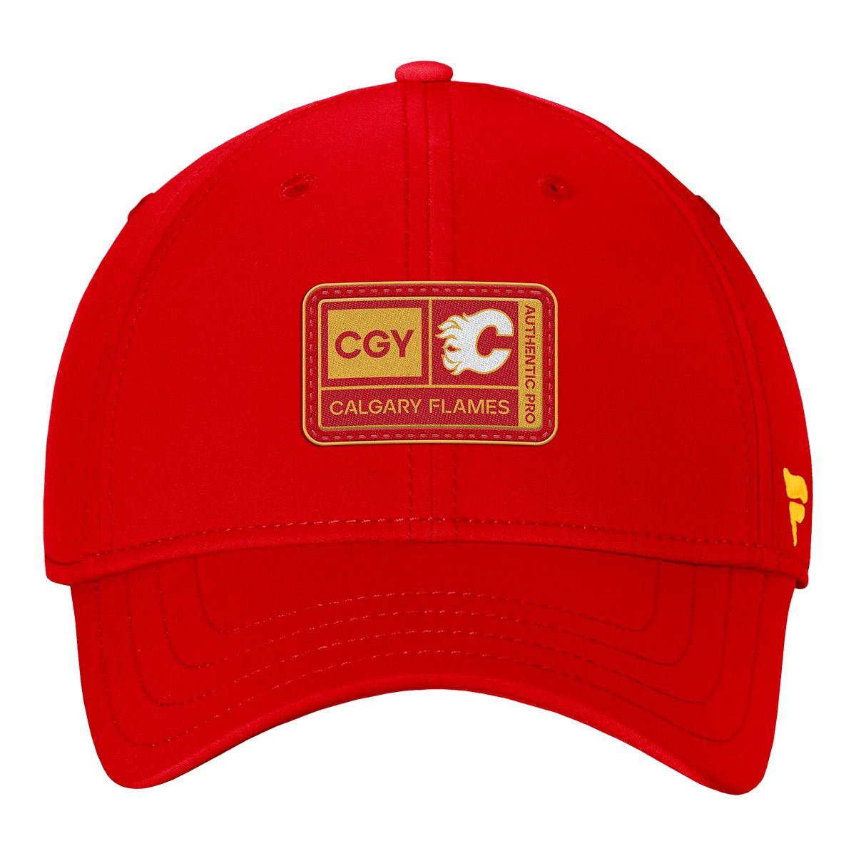 Calgary Flames Fanatics Authentic Pro Training Camp Struct Cap