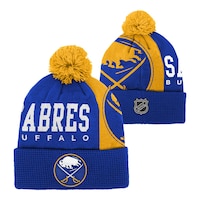Buffalo Sabres Youth Outerstuff Impact Cuffed Pom Knit Hat Composite_or_Mixed