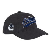 Youth Vancouver Canucks NHL Legacy Wooly Dad Cap Front_Three_Fourths_Angled_Right