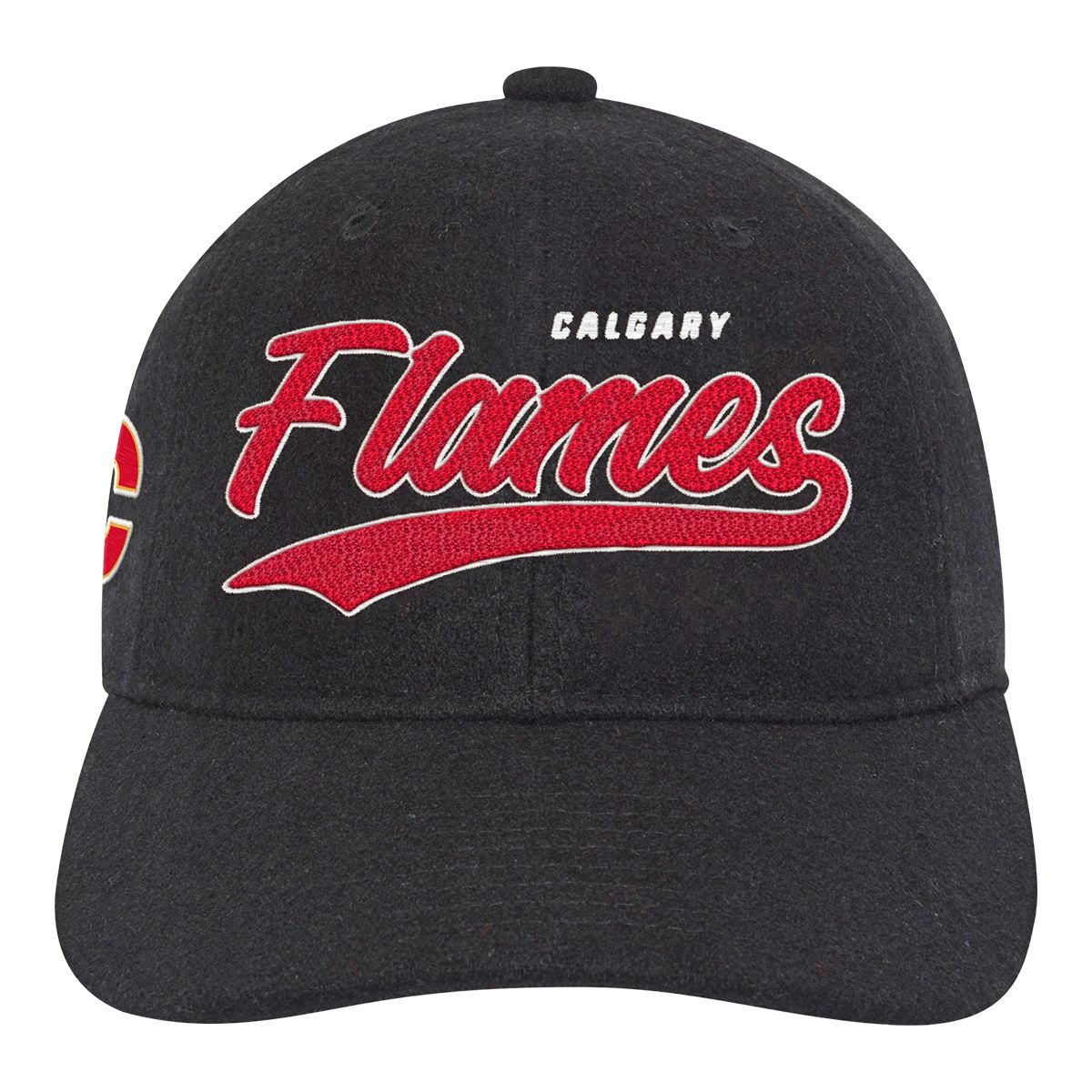 Youth Calgary Flames Outerstuff Legacy Wooly Dad Cap